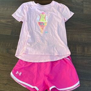 Under Armour short and shirt set